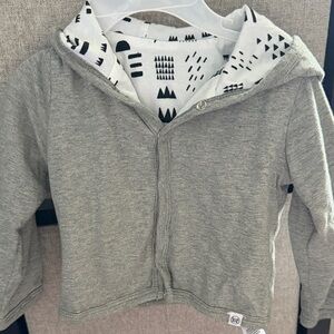 Gray Baby Reversible Honest Hoodie